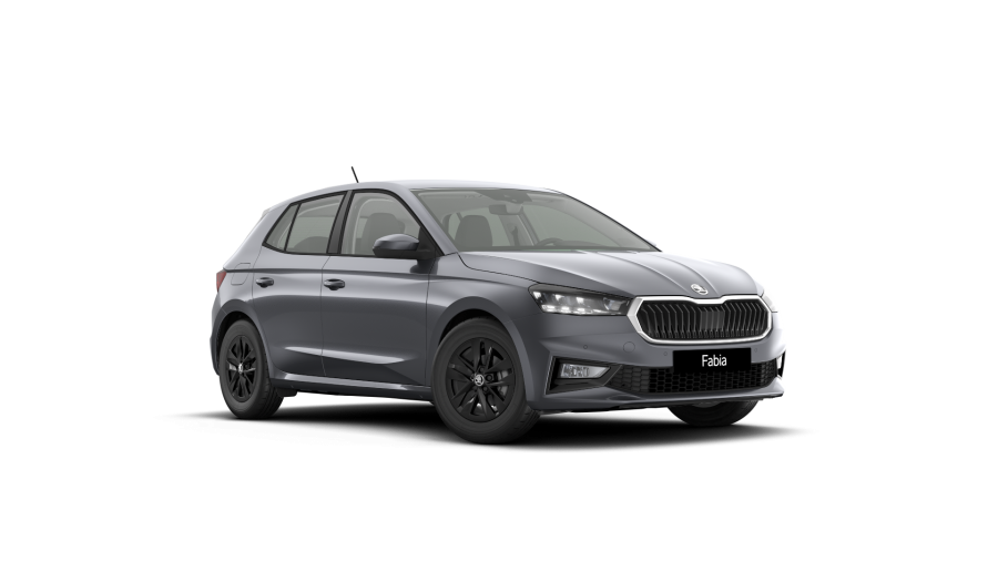 Škoda Fabia, 1,0 MPI 59 kW 5° manuální, barva šedá