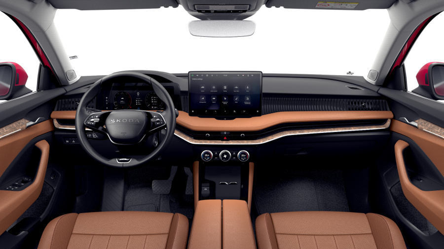 Škoda Superb, 2,0 TSI 195 kW 7° automatická DSG 4x4, barva červená