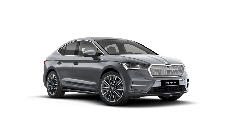 Škoda Enyaq iV, 82 kWh 210,00 kW 1-stup. automat. 4x4, barva šedá