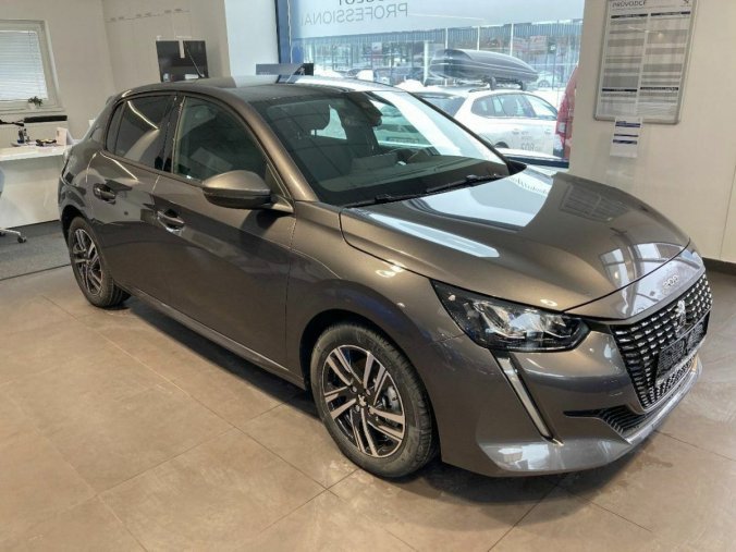 Peugeot 208, Allure 1,5 Blue HDI 100 S&S MA, barva šedá