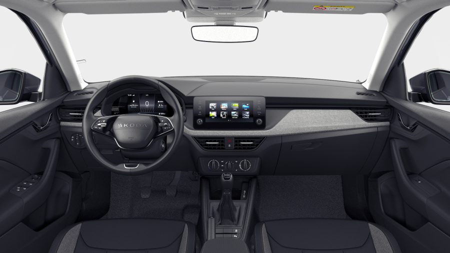 Škoda Scala, 1,5 TSI 110 kW 6-stup. mech., barva šedá