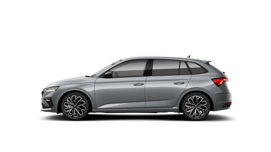 Škoda Scala, 1,0 TSI 85 kW 7° automatická DSG, barva stříbrná
