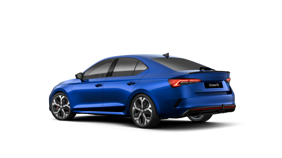 Škoda Octavia, 2,0 TSI 195 kW 7° automatická DSG, barva modrá