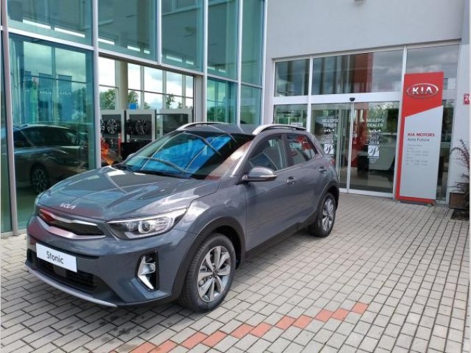 Kia Stonic, 1.0 T-GDI GPF Exclusive MY22, barva šedá