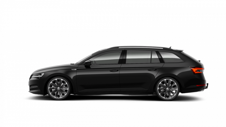 Škoda Superb, 2,0 TSI 206 kW 7-stup. automat. 4x4, barva černá