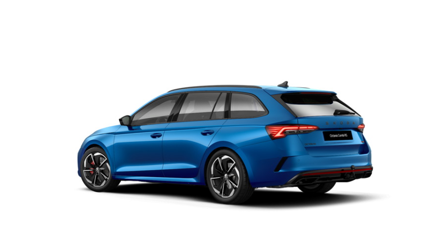 Škoda Octavia, 2,0 TSI 195 kW 7° automatická DSG, barva modrá