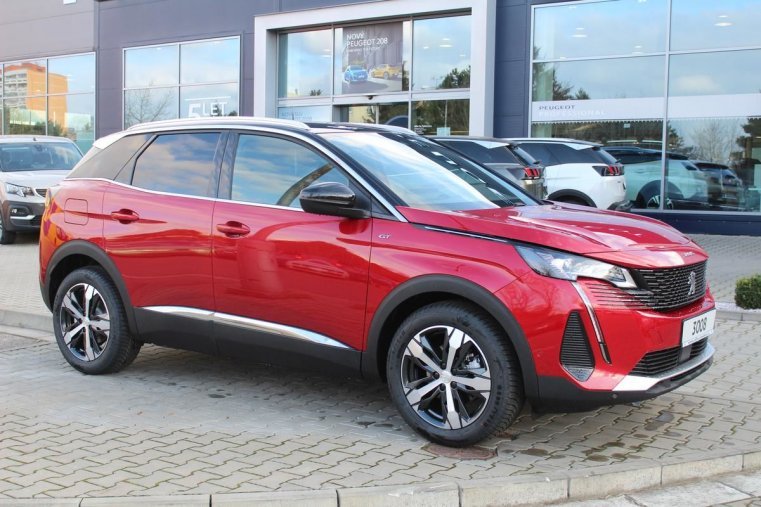 Peugeot 3008, GT 1.5 96kW AT8, barva červená