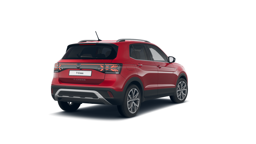 Volkswagen T-Cross, T-Cross Style 1.0 TSI 85 kW 7DSG, barva červená