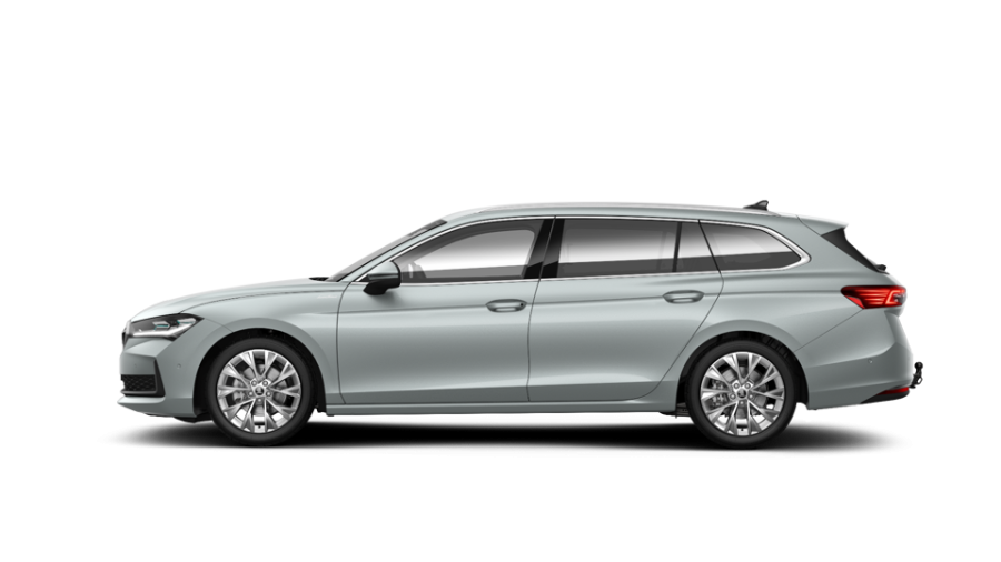 Škoda Superb, 2,0 TDI 110 kW 7° automatická DSG, barva stříbrná