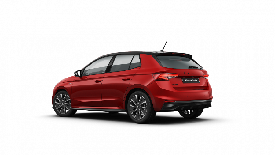 Škoda Fabia, 1,0 TSI 81 kW 7-stup. automat., barva červená