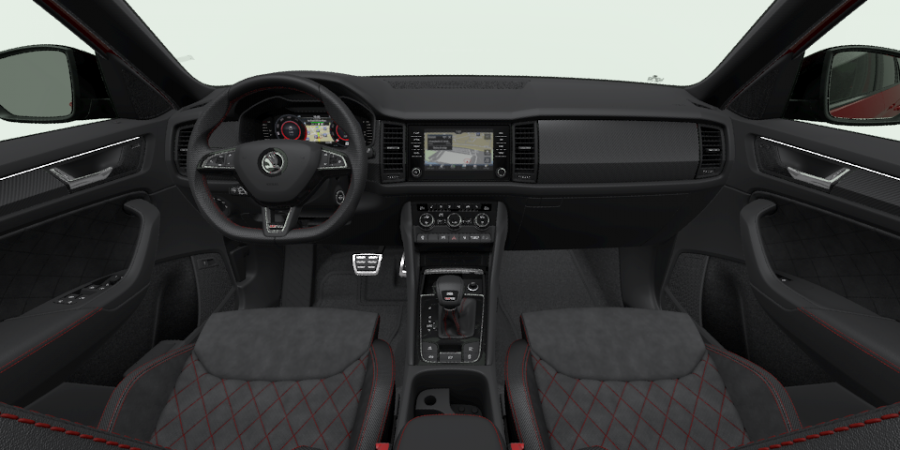 Škoda Kodiaq, 2,0 TDI 176 kW 7-stup. automat. 4x4, barva červená