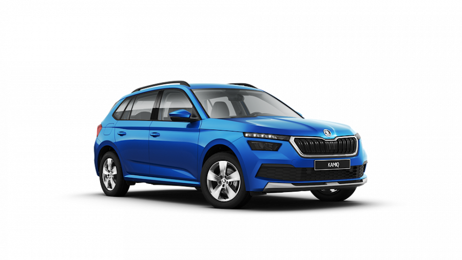 Škoda Kamiq, 1,0 TSI 70 kW 5-stup. mech., barva modrá