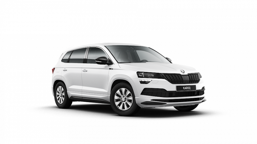 Škoda Karoq, 1,5 TSI 110 kW 6-stup. mech., barva bílá