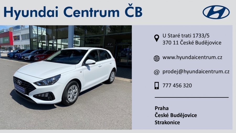 Hyundai i30, 1,5i CVVT 81 kW (95 NAT) 6 st. man, barva bílá