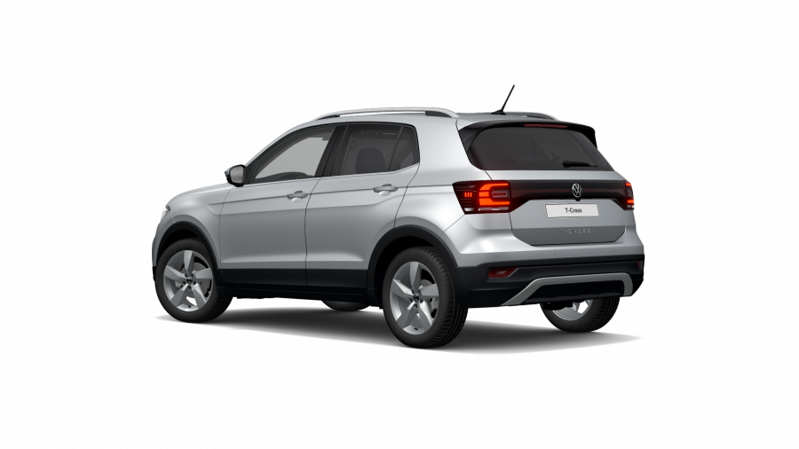 Volkswagen T-Cross, T-Cross Style 1,0 TSI 81 kW 7DSG, barva stříbrná