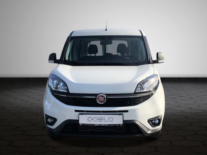 Fiat Dobló, Doblo Panorama 1.4T-Jet 120k Plus 2019, barva bílá