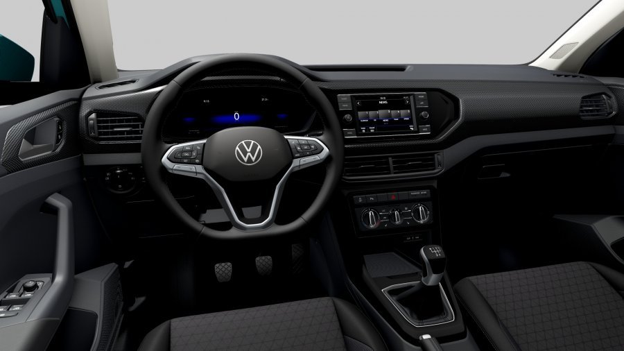 Volkswagen T-Cross, T-Cross Life 1,0 TSI 70 kW 5G, barva tyrkysová