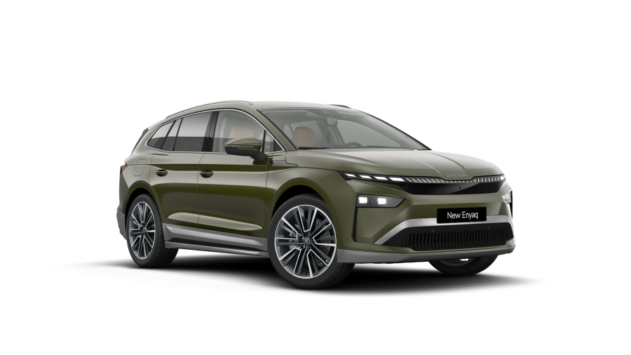 Škoda Enyaq iV, 82 kWh 210,00 kW 1° automatická 4x4, barva zelená