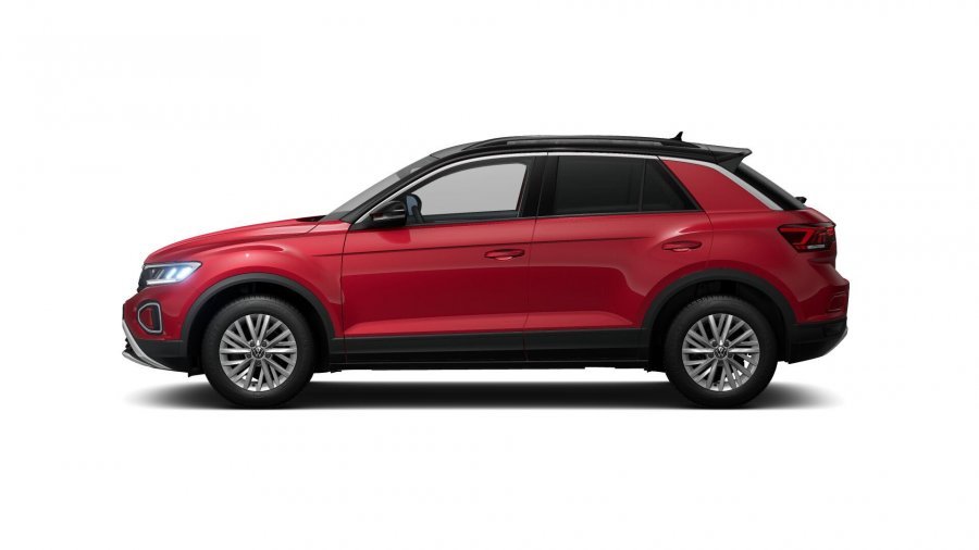 Volkswagen T-Roc, T-Roc Life 1,5 TSI 110 kW 7DSG, barva červená